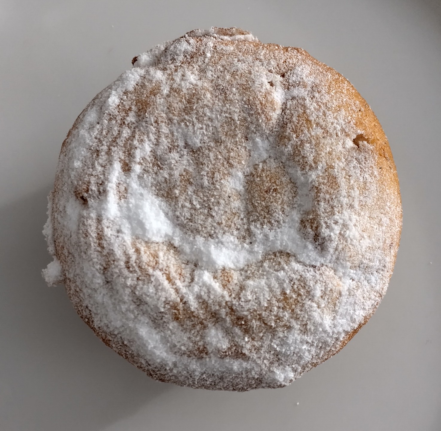 Muffin saupoudré de sucre