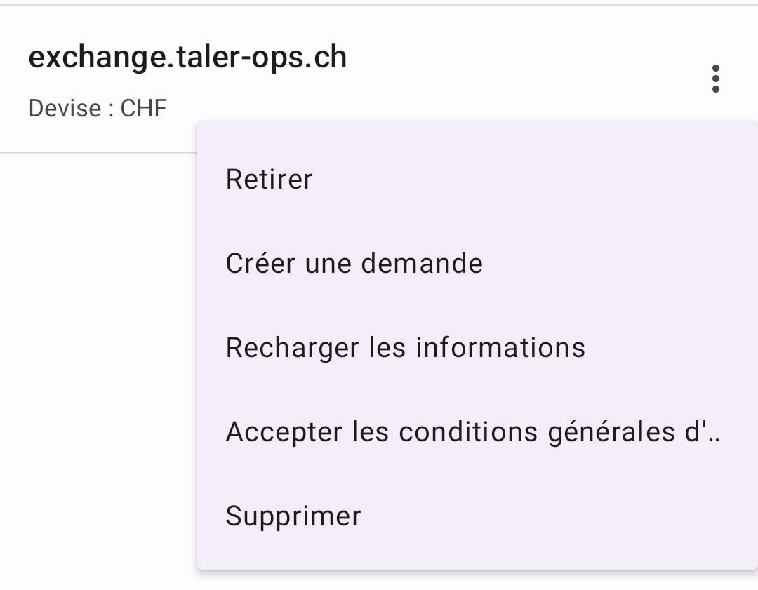 Approuver les conditions